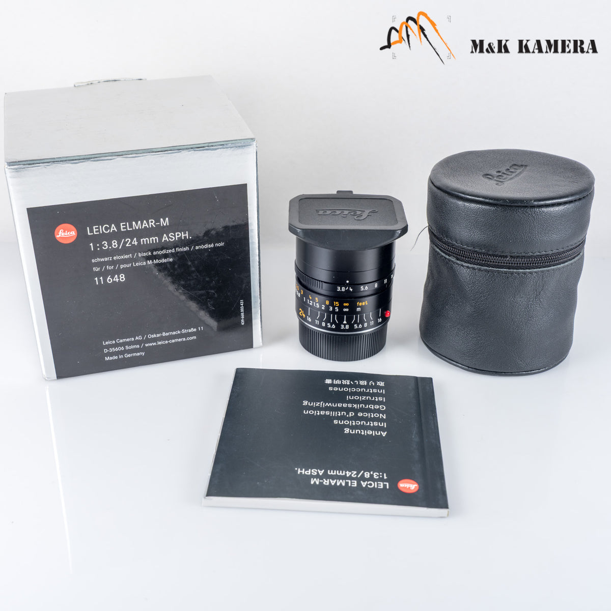 Leica Elmar-M 24mm/F3.8 ASPH Lens Germany 11648 #12168