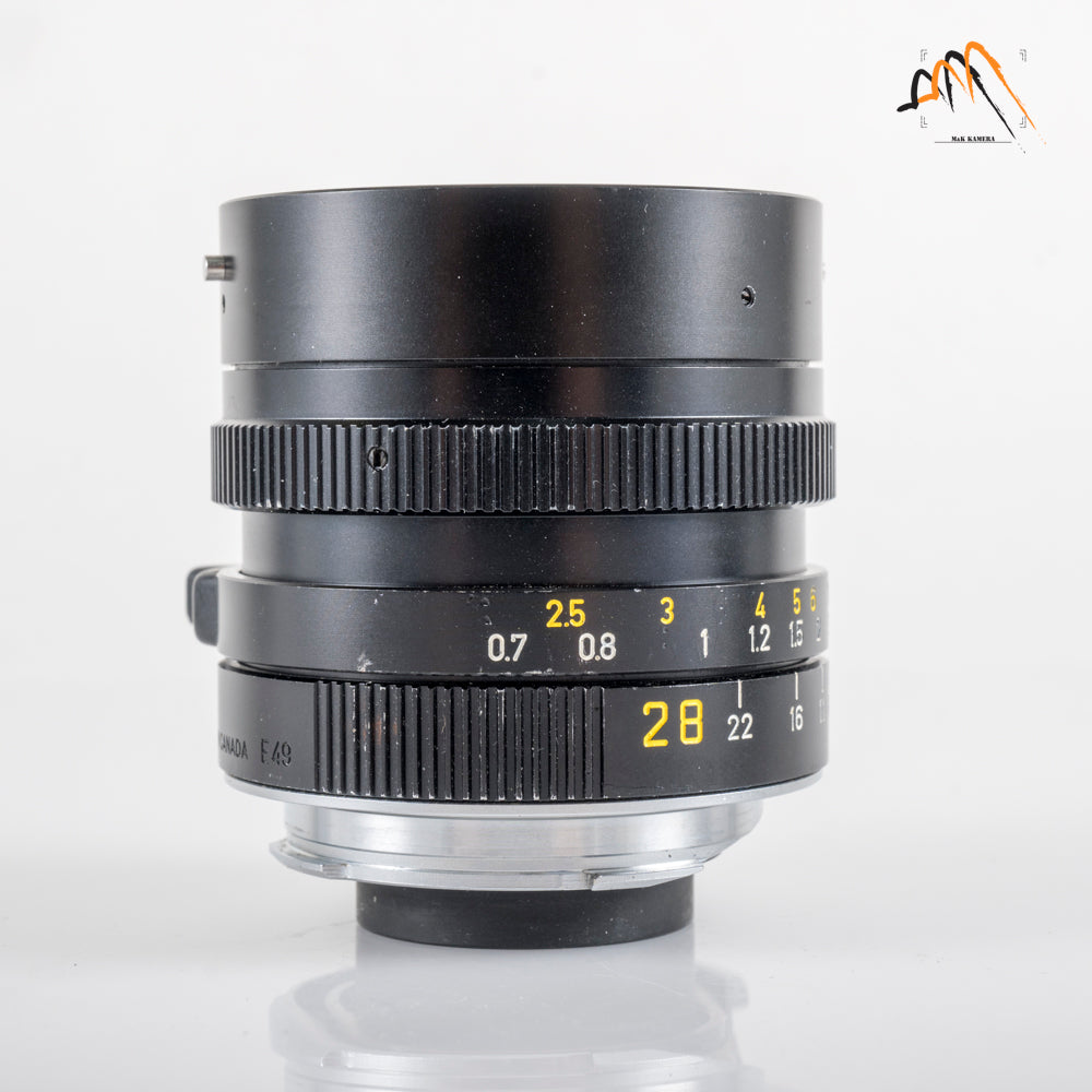 LEITZ Leica Elmarit-M 28mm/F2.8 Ver.III Lens Yr.1982 Canada 11804 #23786