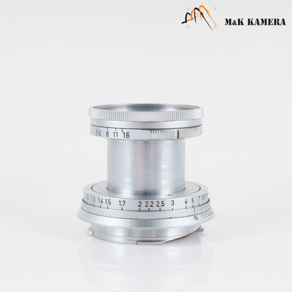 LEITZ Leica Elmar M 50mm/F2.8 Ver.I Silver Lens Yr.1958 Germany #10407