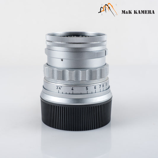 LEITZ Leica Summicron M 50mm/F2.0 Rigid V2 Ver.II Lens Yr.1957 Germany #24017