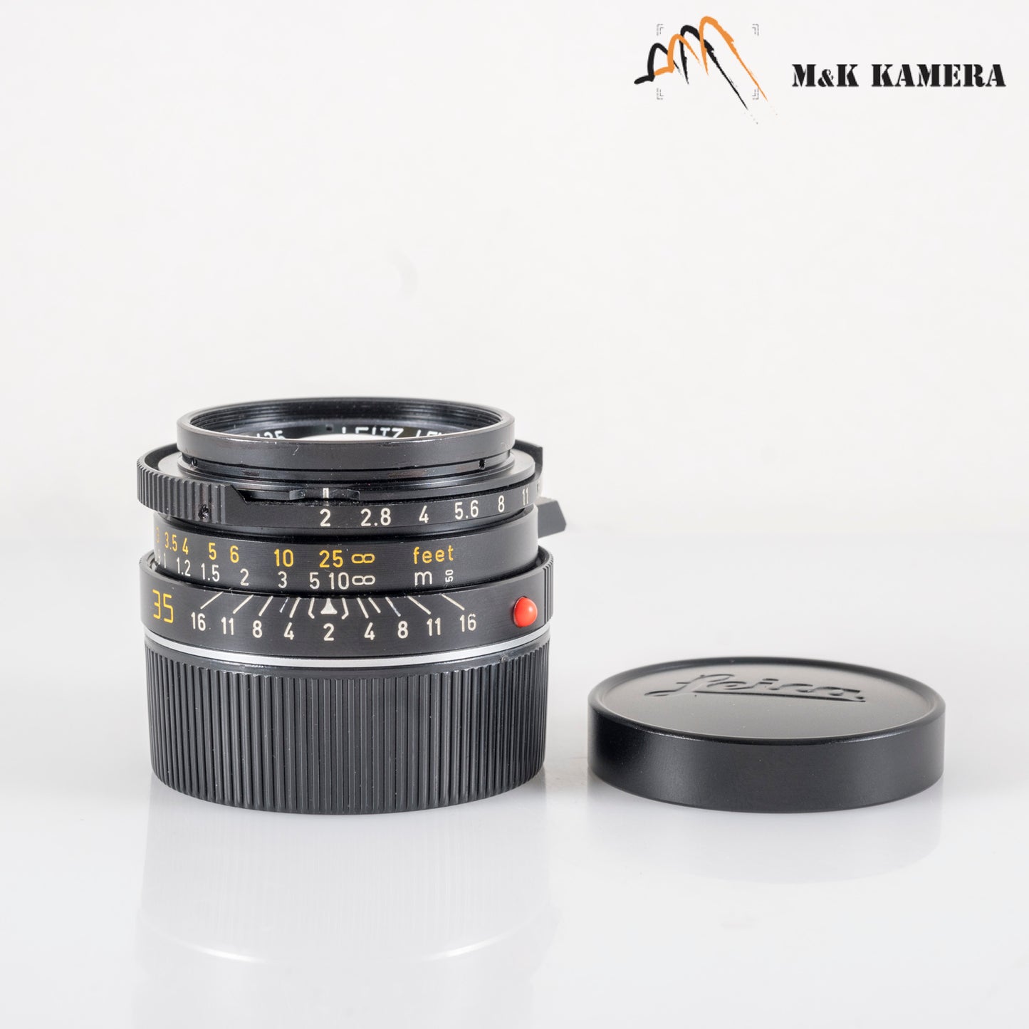 Leica Summicron-M 35mm/F2.0 Ver.4 7 Elements Black Lens Yr.1980 Canada 11310 #88733