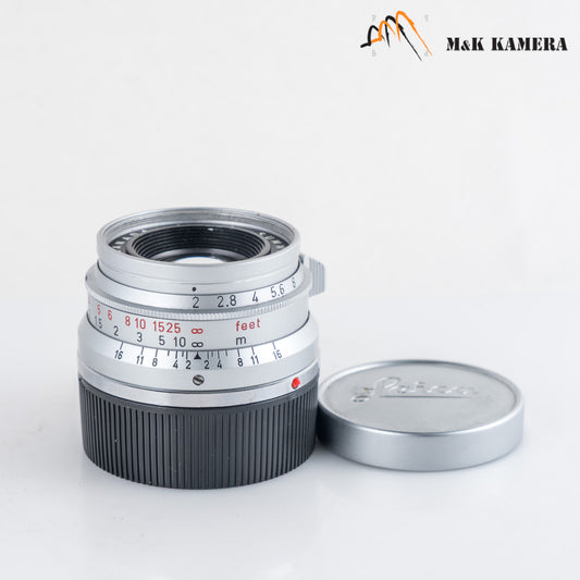 LEITZ Leica Summicron-M 35mm/F2.0 Ver.I 8 Elements Lens Yr.1963 Canada #12137
