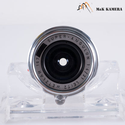 LEITZ Leica Super-Angulon M 21mm/F4.0 E39 Lens Yr.1959 Germany #23874