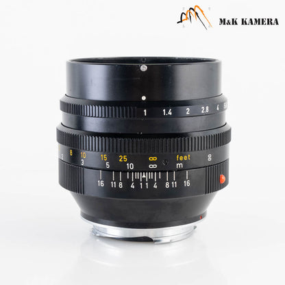 LEITZ Leica Noctilux M 50mm/F1.0 E58 Ver.I V1 Lens Yr.1978 Canada #87801