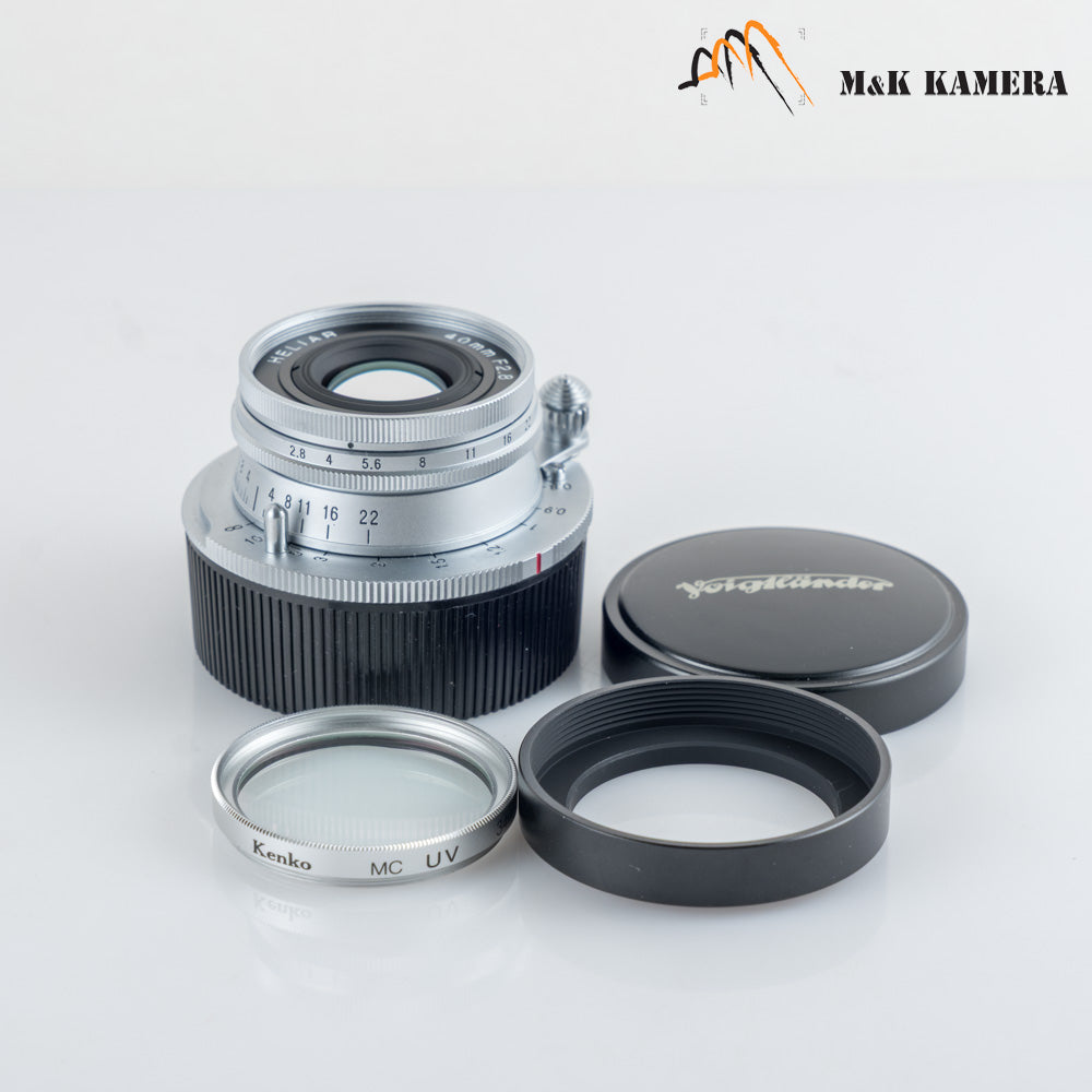 Voigtlander HELIAR 40mm/F2.8 Silver Lens Leica M mount #88707