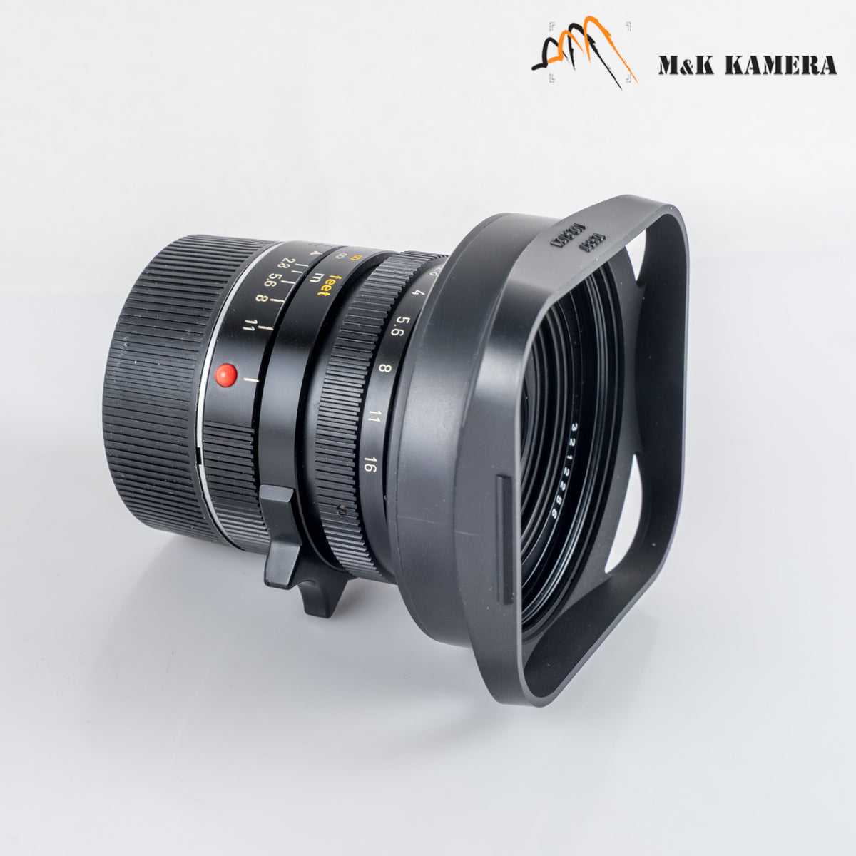 LEITZ Leica Elmarit M 21mm/F2.8 E60 Pre-A Black Lens Yr.1982 Canada #23989