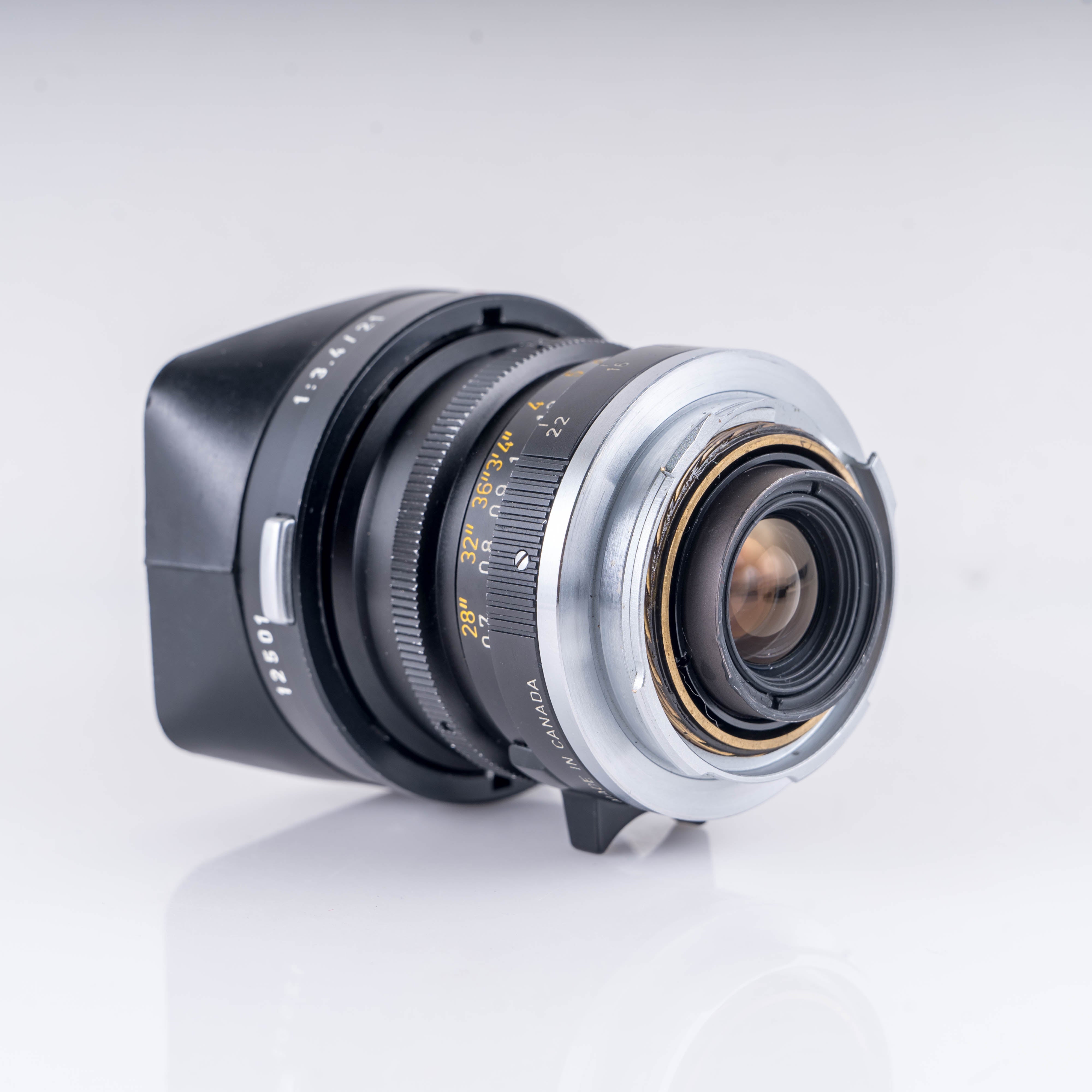 LEITZ Leica Elmarit M 28mm/F2.8 Ver.II Lens Yr.1972 Canada 11802
