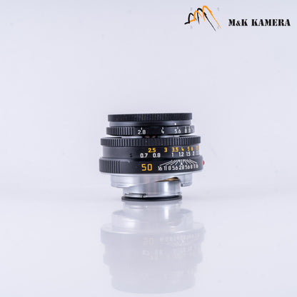 Leica Elmar-M 50mm/F2.8 Ver.II Black Lens Yr.1995 Germany 11831 #69980