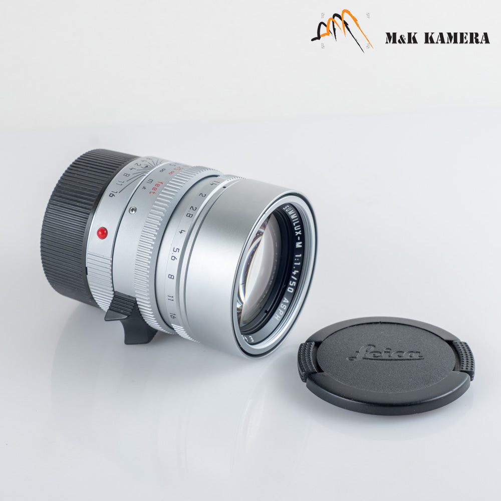 Leica Summilux-M 50mm/F1.4 E46 ASPH Silver Lens Germany 11892 #23841