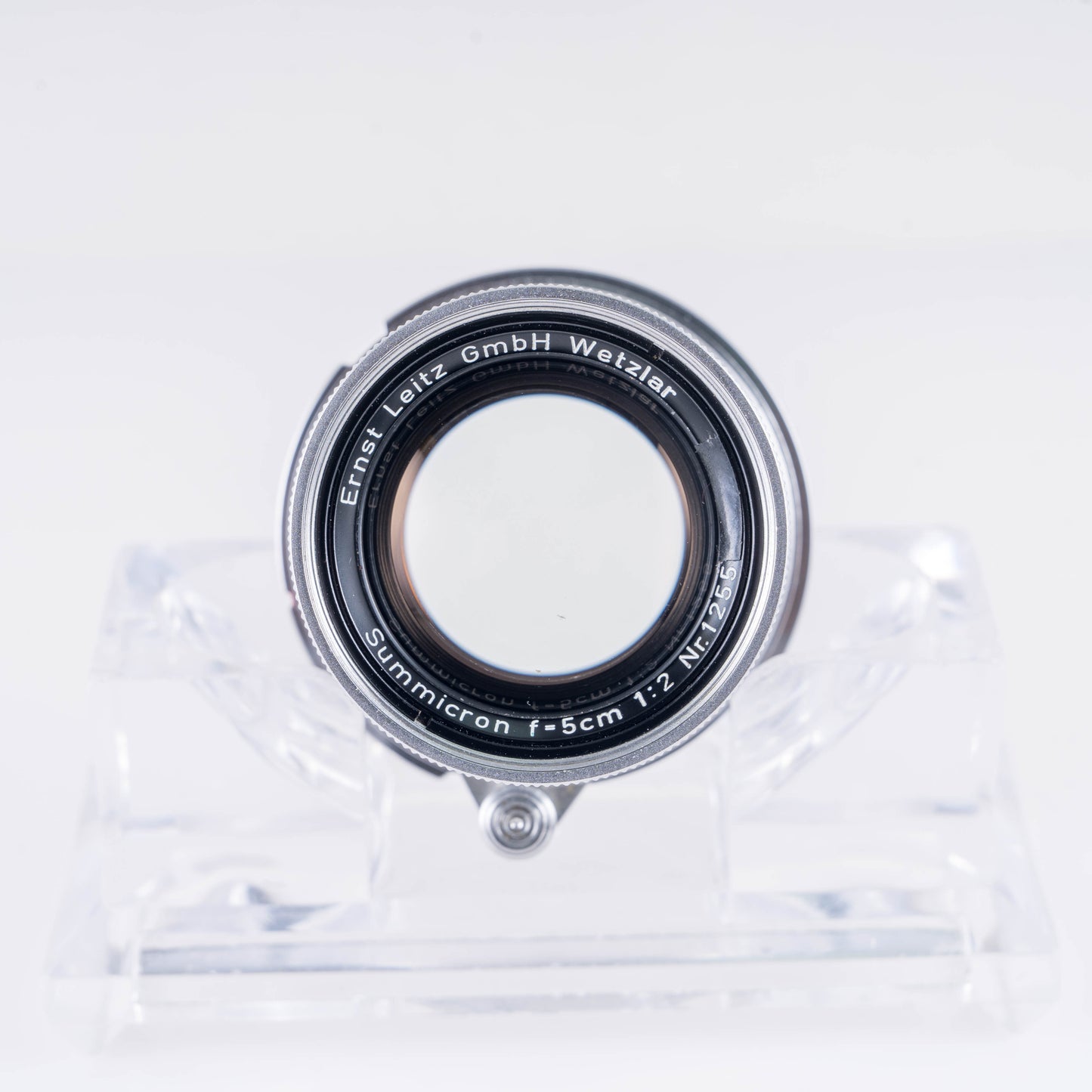 LEITZ Leica Summicron L39 50mm/F2.0 Silver Lens Yr.1955 LTM Germany #10954