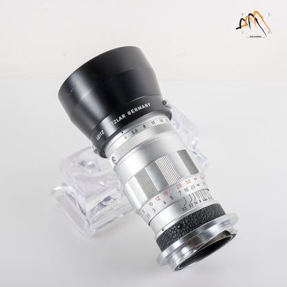 LEITZ Leica Elmar M 90mm/F4.0 E39 Ver.II V2/ 3 Elements Silver Lens Yr.1965 Germany 11830 #23668
