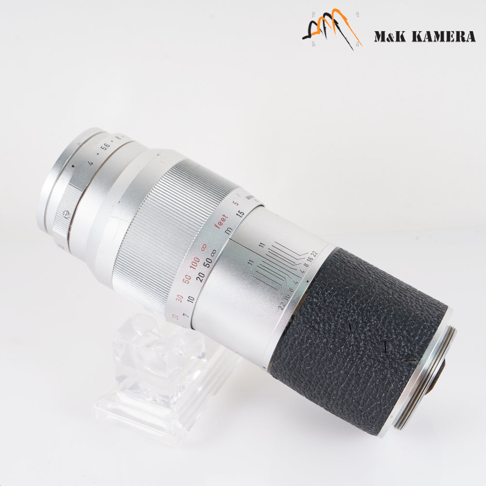 LEITZ Leica Elmar M 135mm/F4.0 E39 Ver.I Lens Yr.1960 Germany #23047