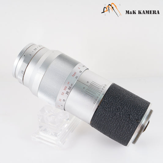 LEITZ Leica Elmar M 135mm/F4.0 E39 Ver.I Lens Yr.1960 Germany #23047