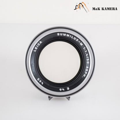 Leica Summilux-M 50mm/F1.4 E46 ASPH Silver Lens Germany 11892 #23887