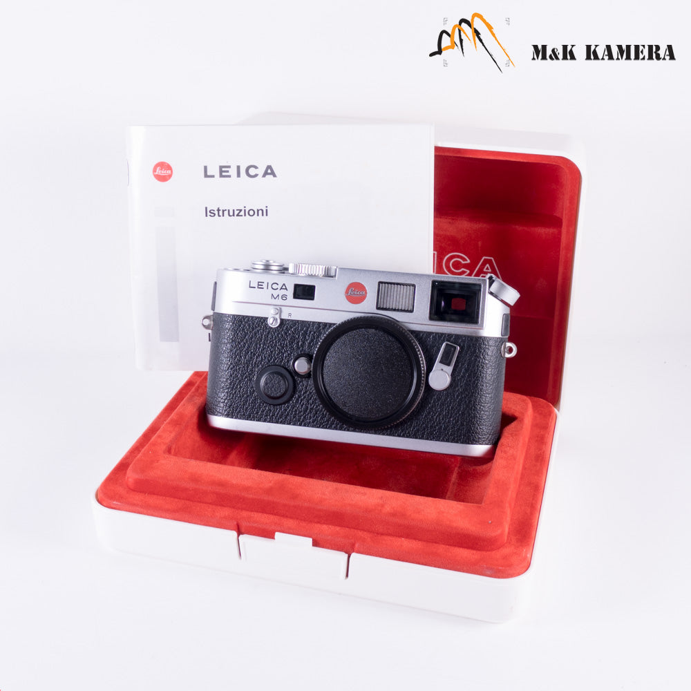 Leica M6 TTL 0.72 Silver Film Rangefinder Camera 10434 #87227
