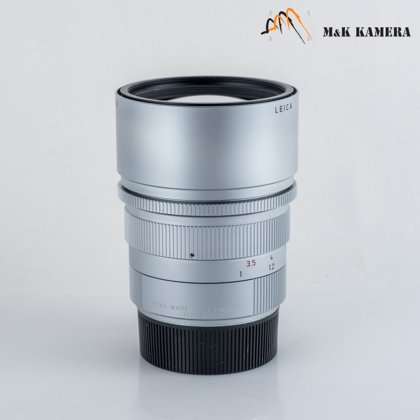 Leica APO-Summicron-M 90mm/F2.0 ASPH Silver Boxed Rare 11885 #64335