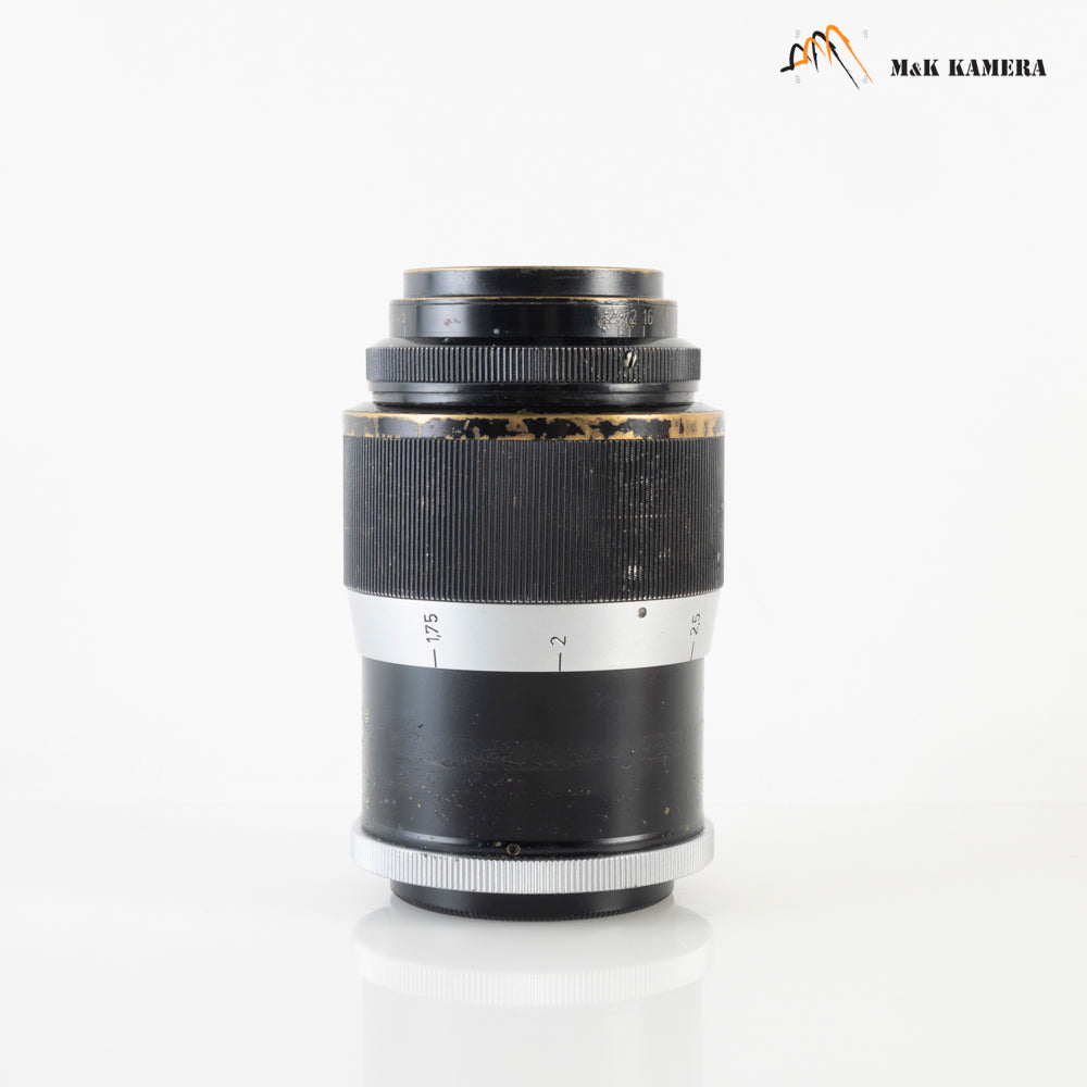 LEITZ Leica Hektor L39 135mm/F4.5 A36 short focusing Black Paint Lens Yr.1949 LTM Germany #87787