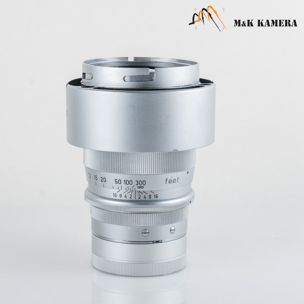 Leica Summarex L39 85mm/F1.5 with hood #11929