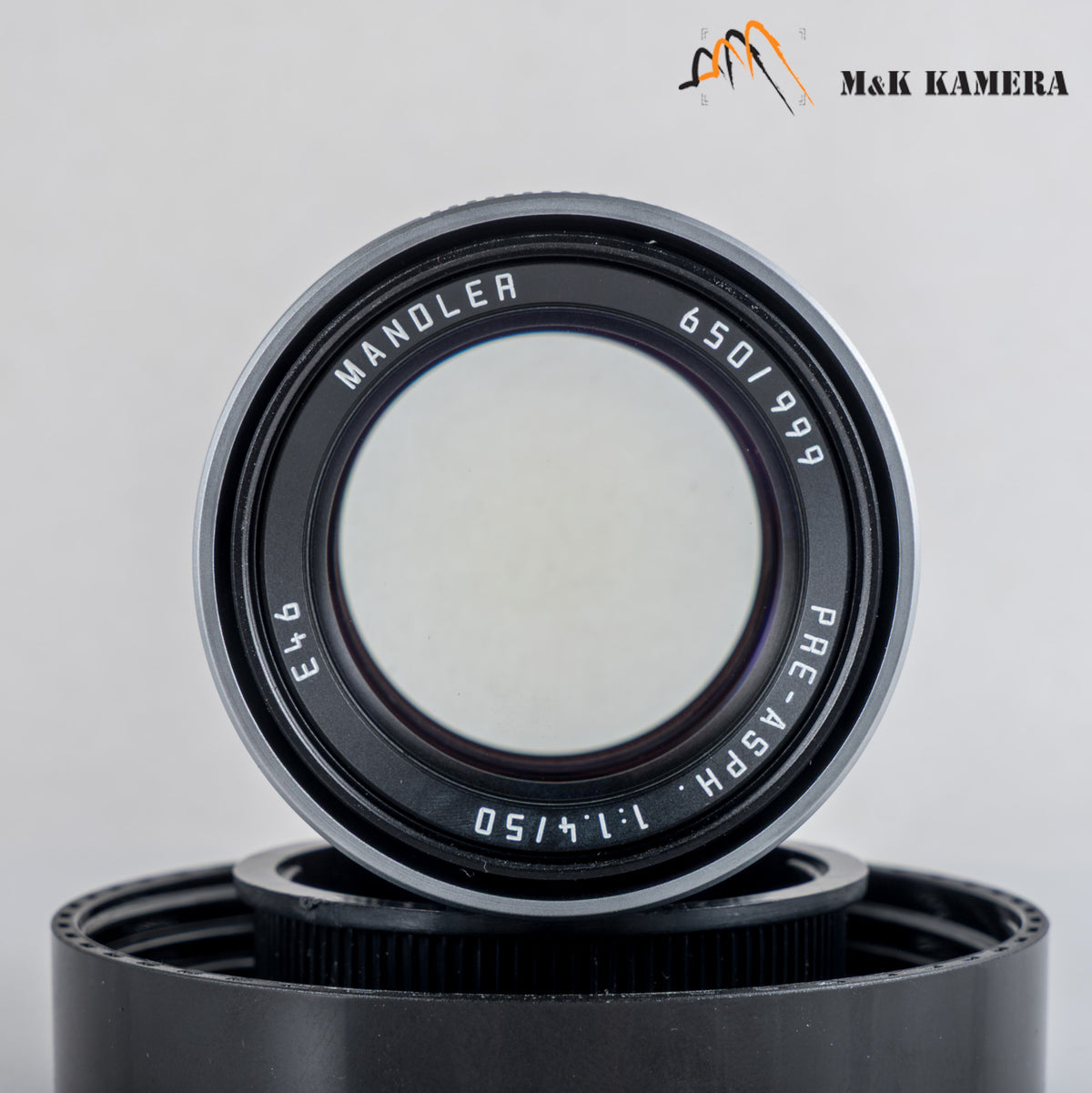 Mandler Brass Leica M mounted 50mm/F1.4 E46 Pre-Asph Lens China #88985