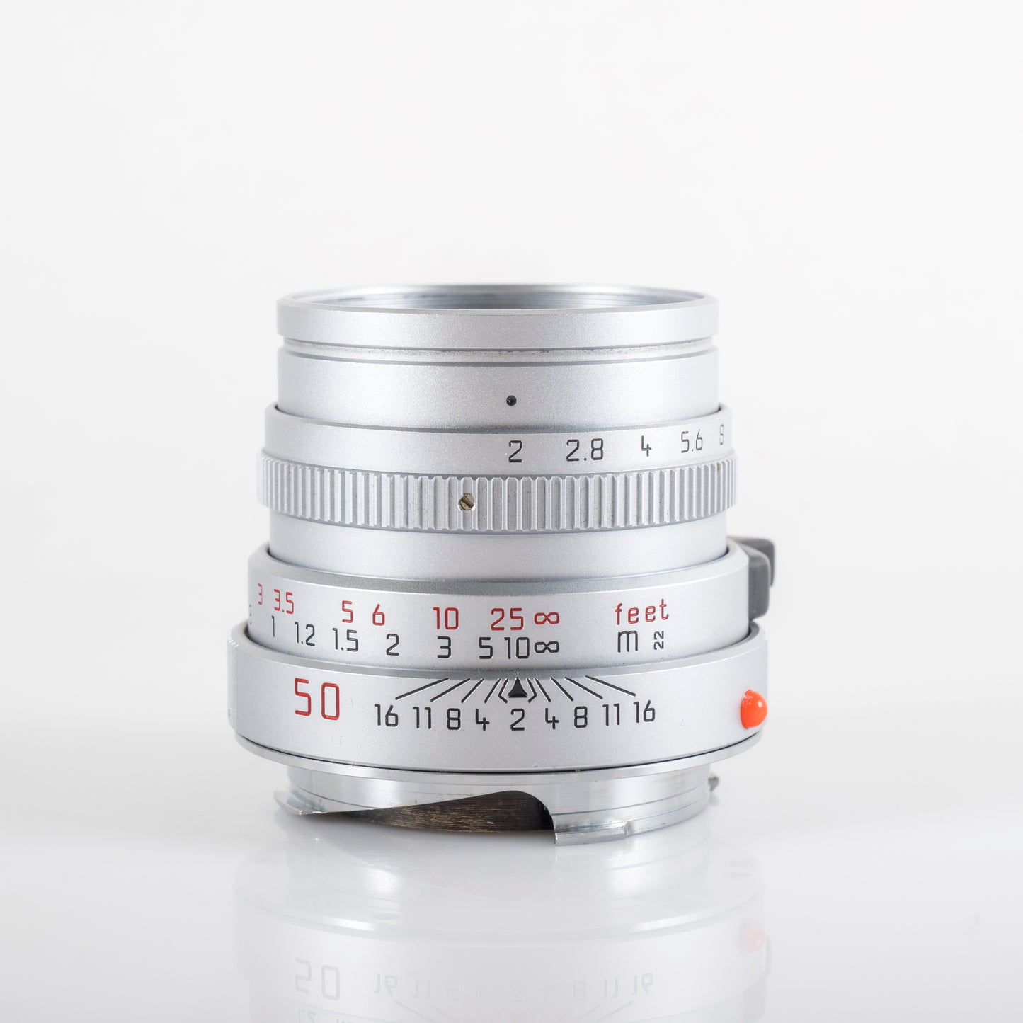 Leica Summicron-M 50mm/F2.0 IV Silver Lens Yr.1992 Germany 11825 #11968