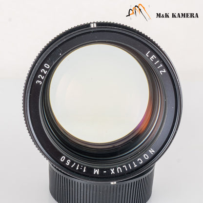 LEITZ Leica Noctilux-M 50mm/F1.0 E60 II Lens Yr.1982 Canada #11462