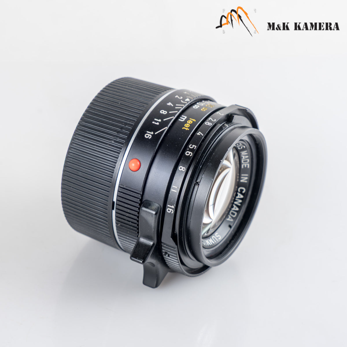 LEITZ Leica Summicron-M 35mm/F2.0 Ver.4 7 Elements Black Lens Yr.1984 Canada 11310 #88773