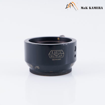 Leica VALOO Black Paint Hood for Elmar 5cm / aperture control #10283