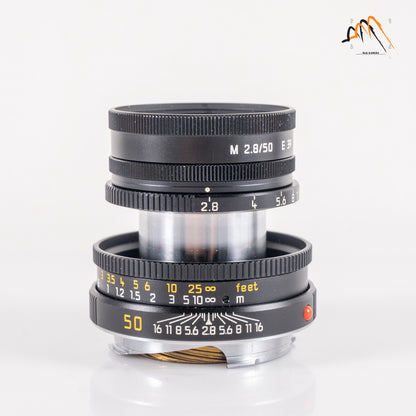 Leica Elmar-M 50mm/F2.8 Ver.II Black Lens Yr.1995 Germany 11831 #23503