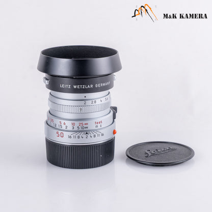 Leica Summicron-M 50mm/F2.0 IV Silver Rare 11825 #88925