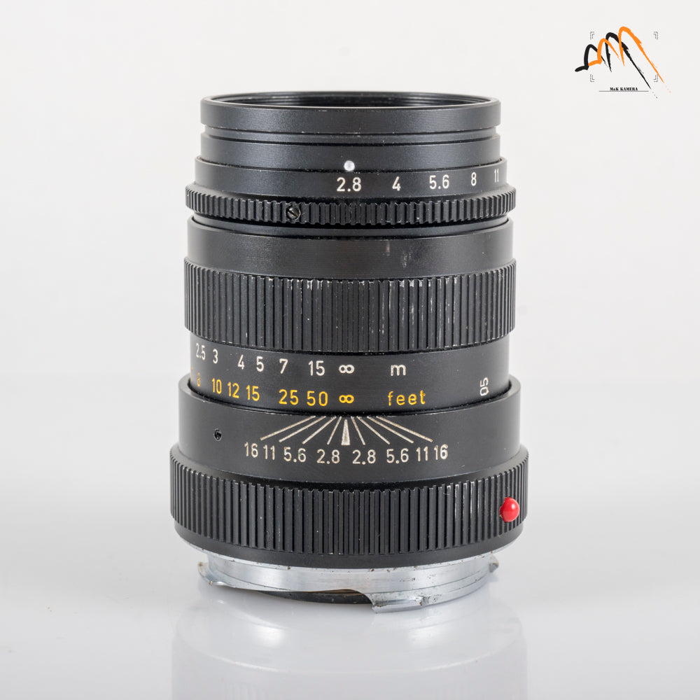 LEITZ Leica Tele-Elmarit-M 90mm/F2.8 E39 Ver.II V2/ Slim Lens Yr.1973 Canada 11800 #11781