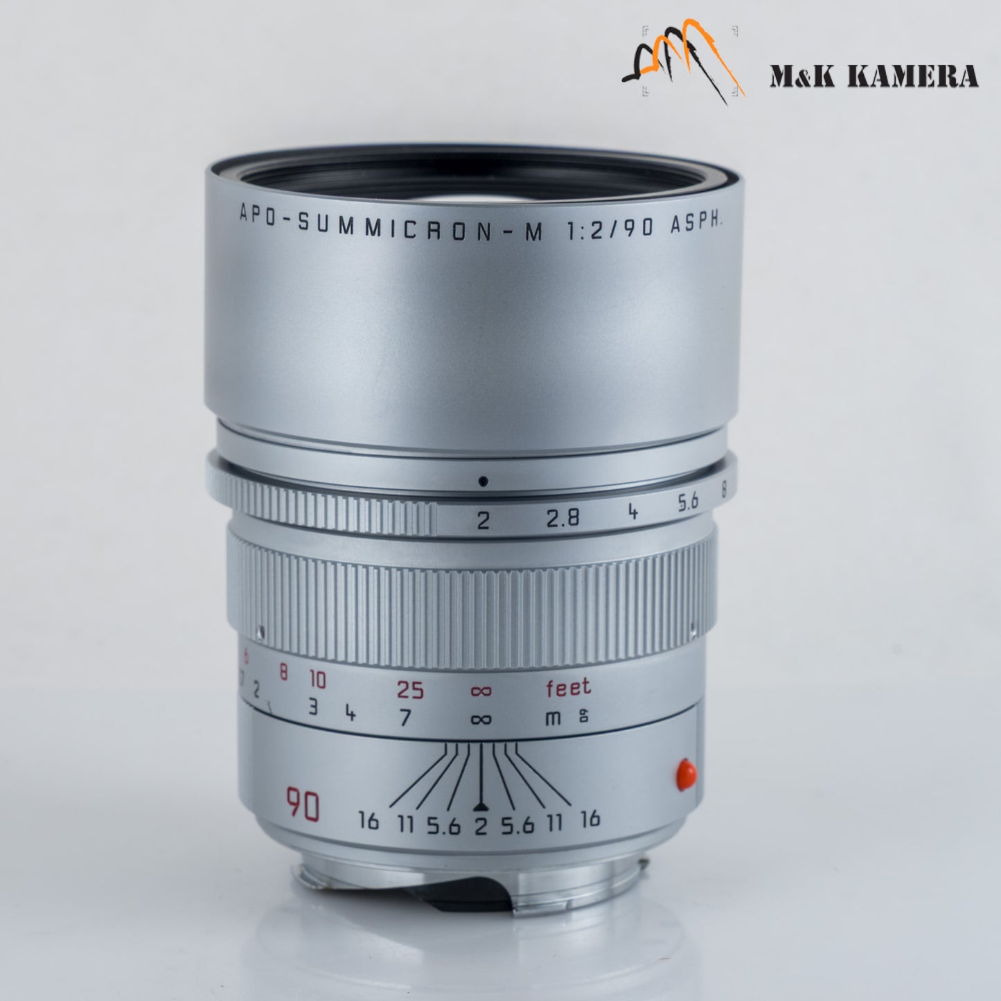 Leica APO-Summicron-M 90mm/F2.0 ASPH Silver Boxed Rare 11885 #64335