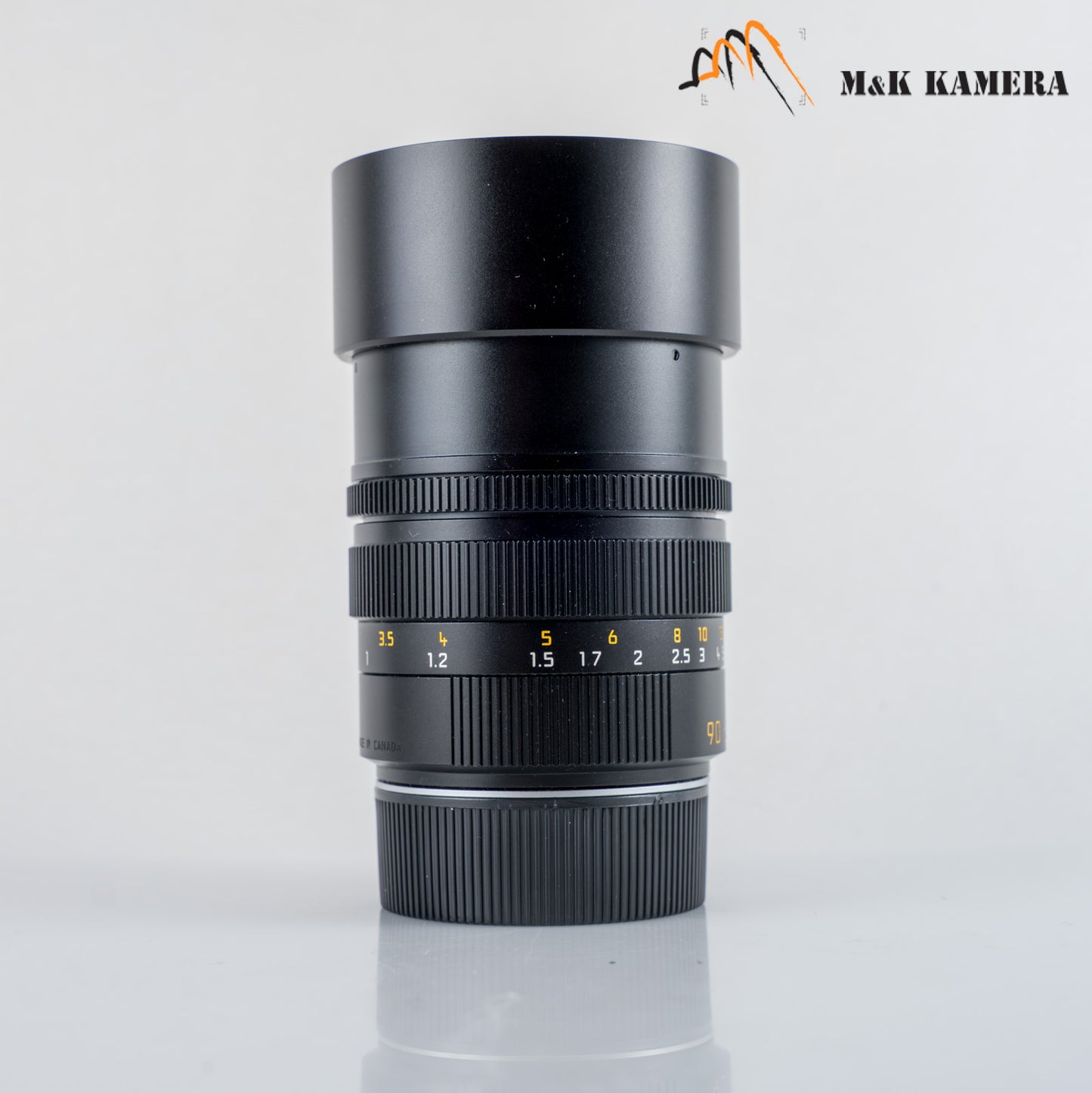 Leica Summicron-M 90mm/F2.0 E55 Pre-Asph/ Ver.II Black Lens Yr.1991 11136 #23976