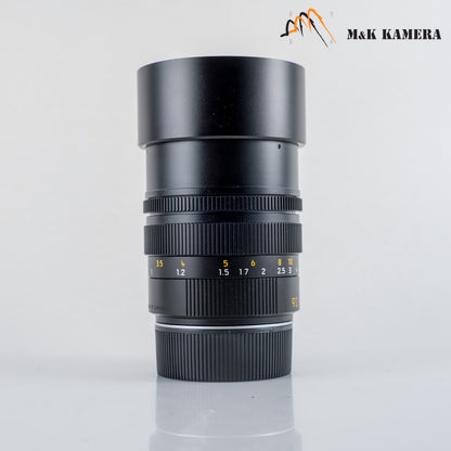 Leica Summicron-M 90mm/F2.0 E55 Pre-Asph/ Ver.II Black Lens Yr.1991 11136 #23976