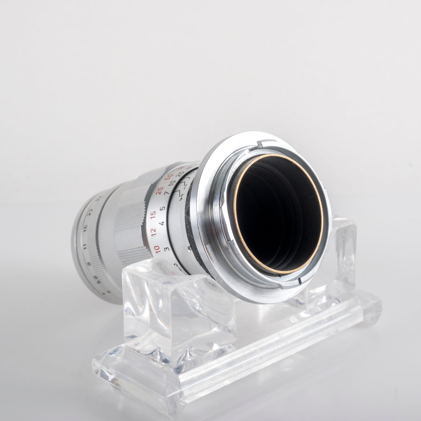 LEITZ Leica Elmar M 90mm/F4.0 Silver Lens Yr.1965 Germany #23857