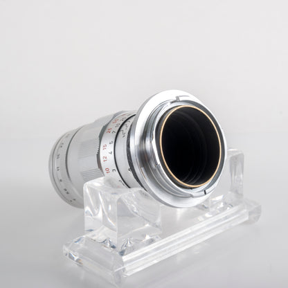 LEITZ Leica Elmar M 90mm/F4.0 Silver Lens Yr.1965 Germany #23857