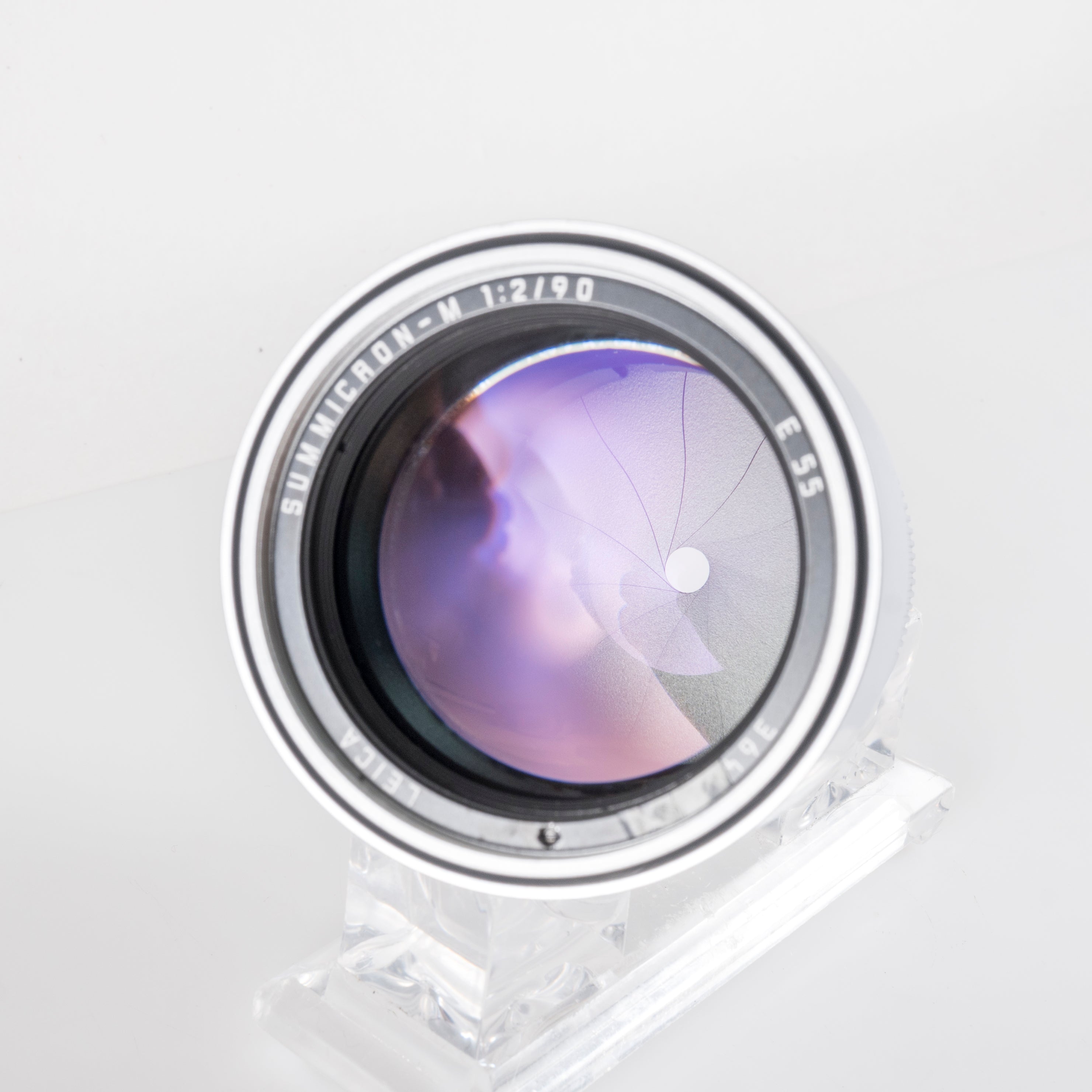 Leica Summicron-M 90mm/F2.0 E55 Ver.II Pre-Asph Silver Lens Yr