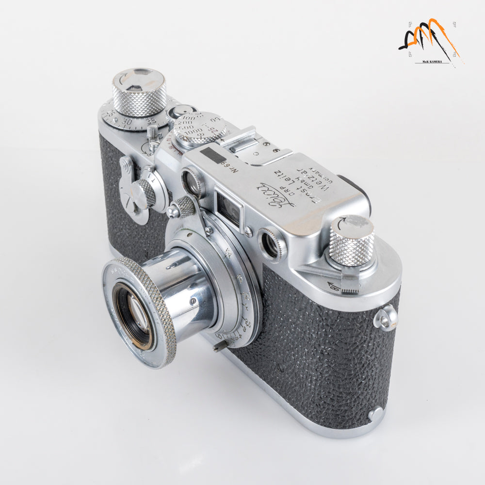 Leica IIIF Screw Mount Silver Film Rangefinder Camera #11772 – M&K