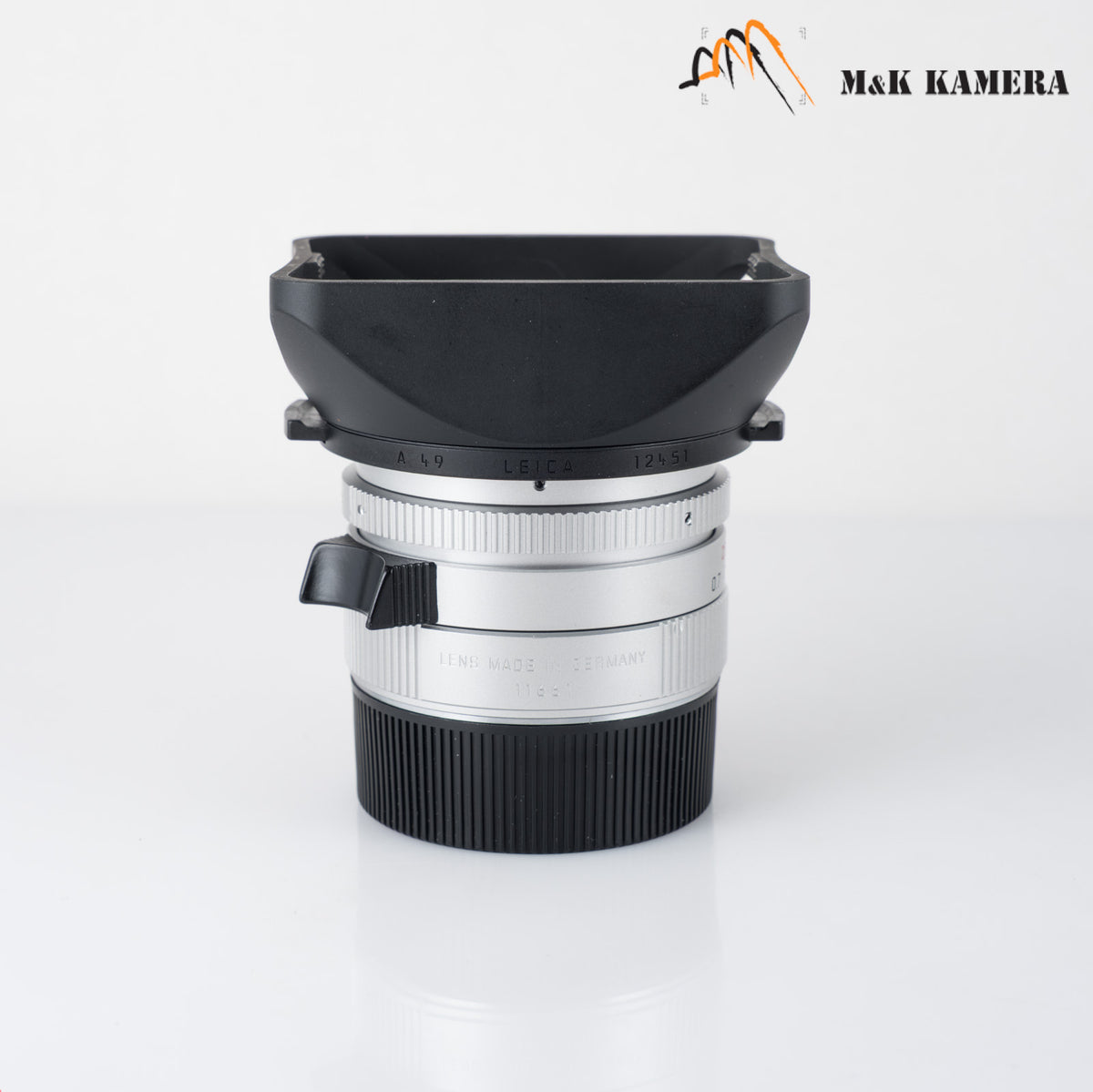 Leica Summicron-M 28mm/F2.0 ASPH/ Rare Silver Lens Yr.2008 Germany 11661 #88929