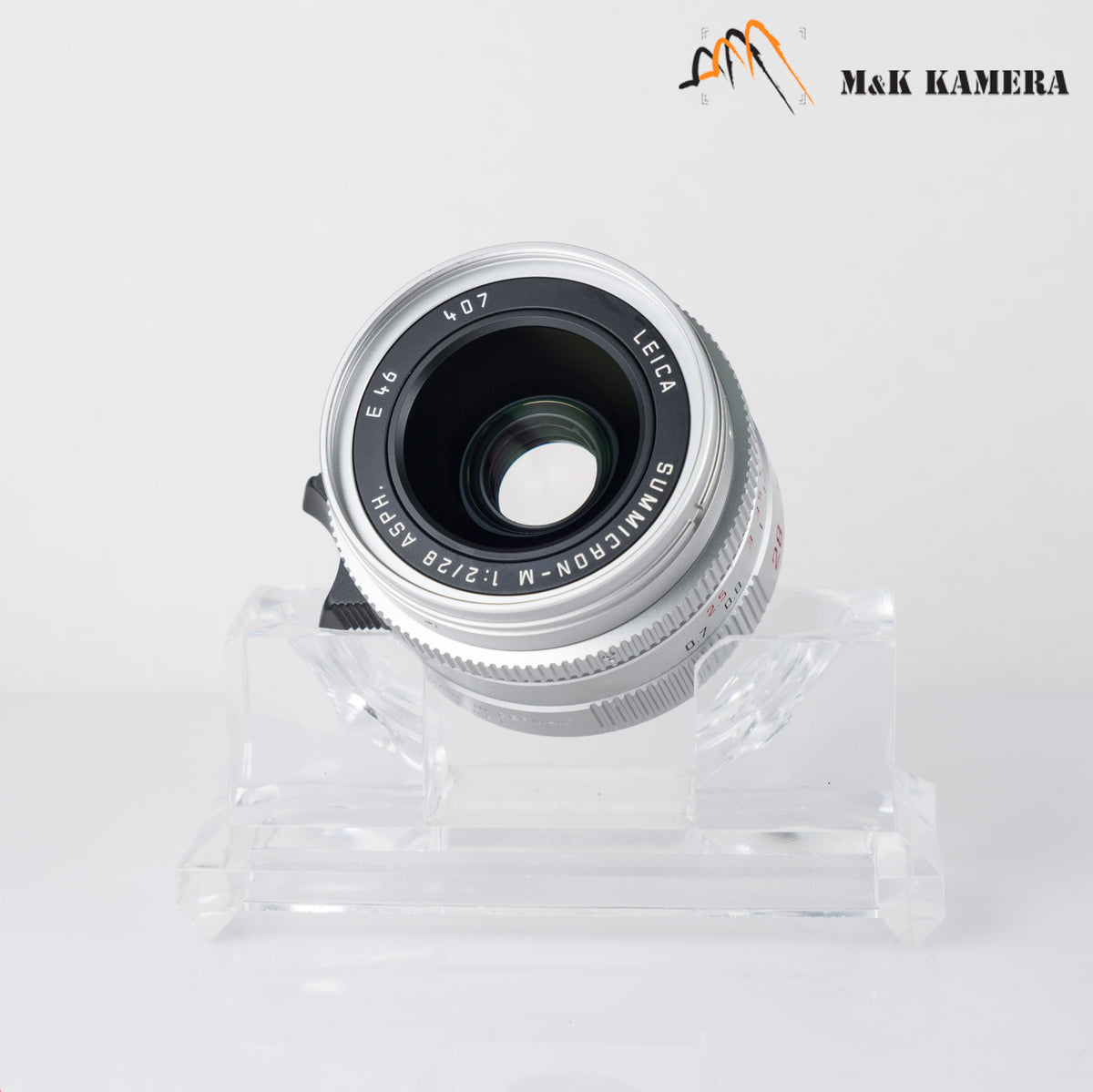 Leica Summicron-M 28mm/F2.0 ASPH/ Rare Silver Lens Yr.2008 Germany 11661 #88929