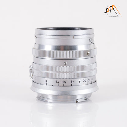 LEITZ Leica Summarit M 50mm/F1.5 Silver Lens Yr.1955 Germany #11297