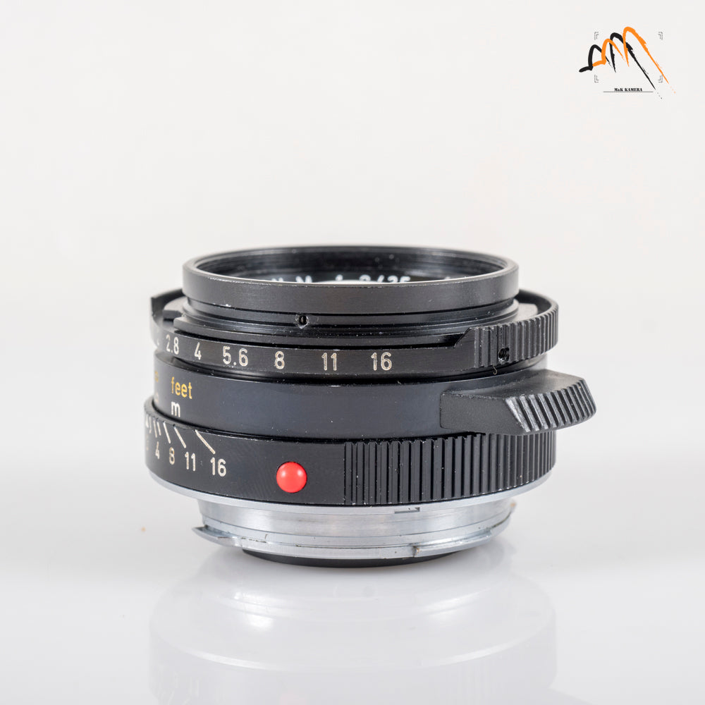 LEITZ Leica Summicron-M 35mm/F2.0 Ver.4 7 Elements Black Lens Yr.1980 Canada 11310 #11566