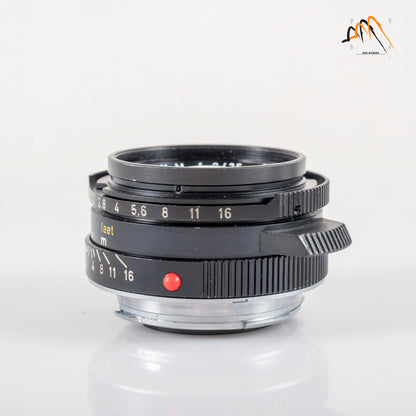 LEITZ Leica Summicron-M 35mm/F2.0 Ver.4 7 Elements Black Lens Yr.1980 Canada 11310 #11566