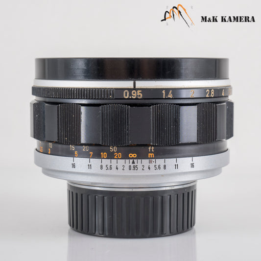 Canon 50mm/F0.95 Leica M mounted with correct coupling #11562
