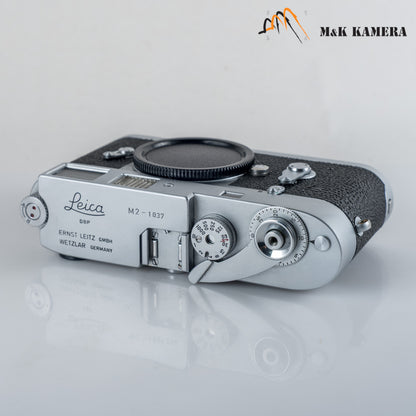 Leica M2 Silver Film Rangefinder Camera #23907