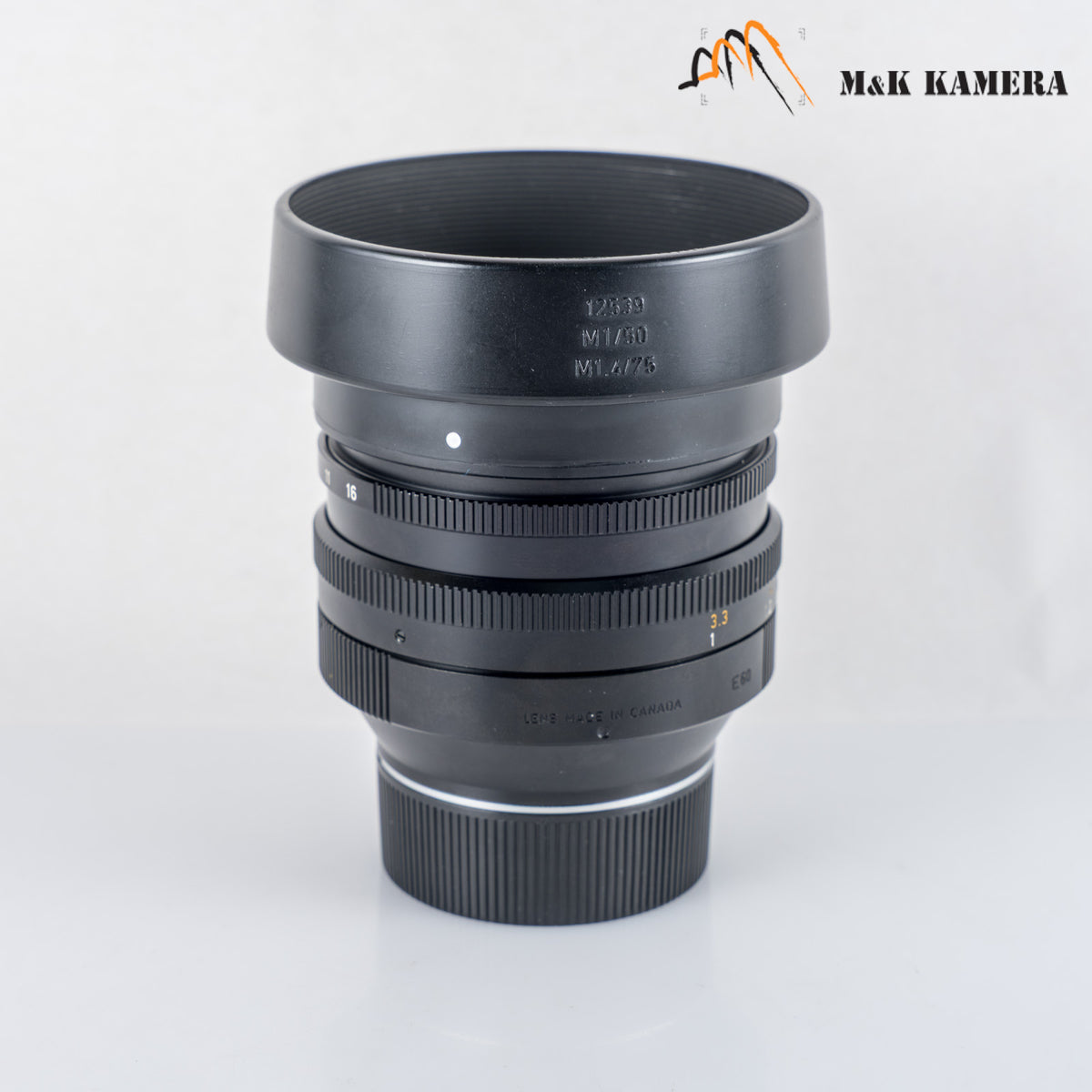 LEITZ Leica Noctilux-M 50mm/F1.0 E60 II Lens Yr.1982 Canada #23949