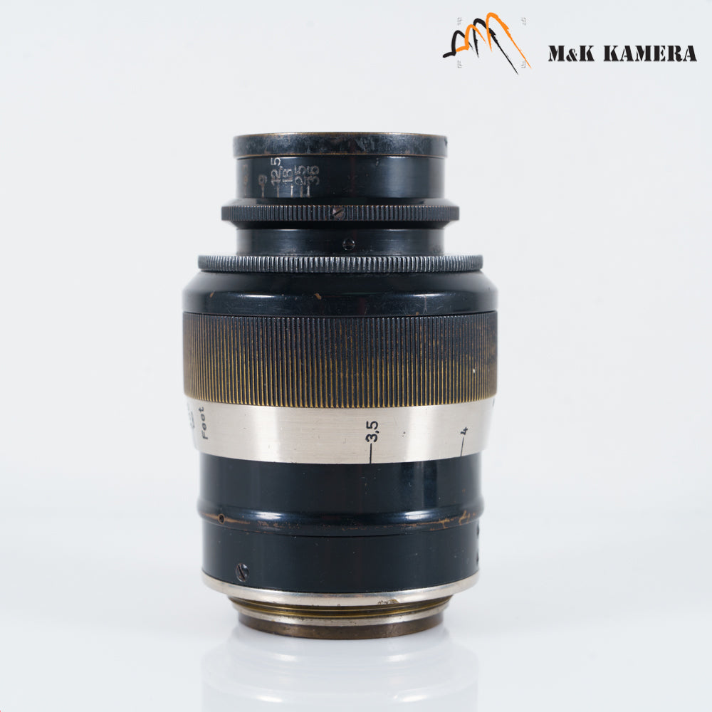 Leica ライカ Elmar エルマー 90mm F4 L39 LEITZ Leica Elmar L39 90mm/F4.0 Fat/ Rare Black Paint Lens LTM