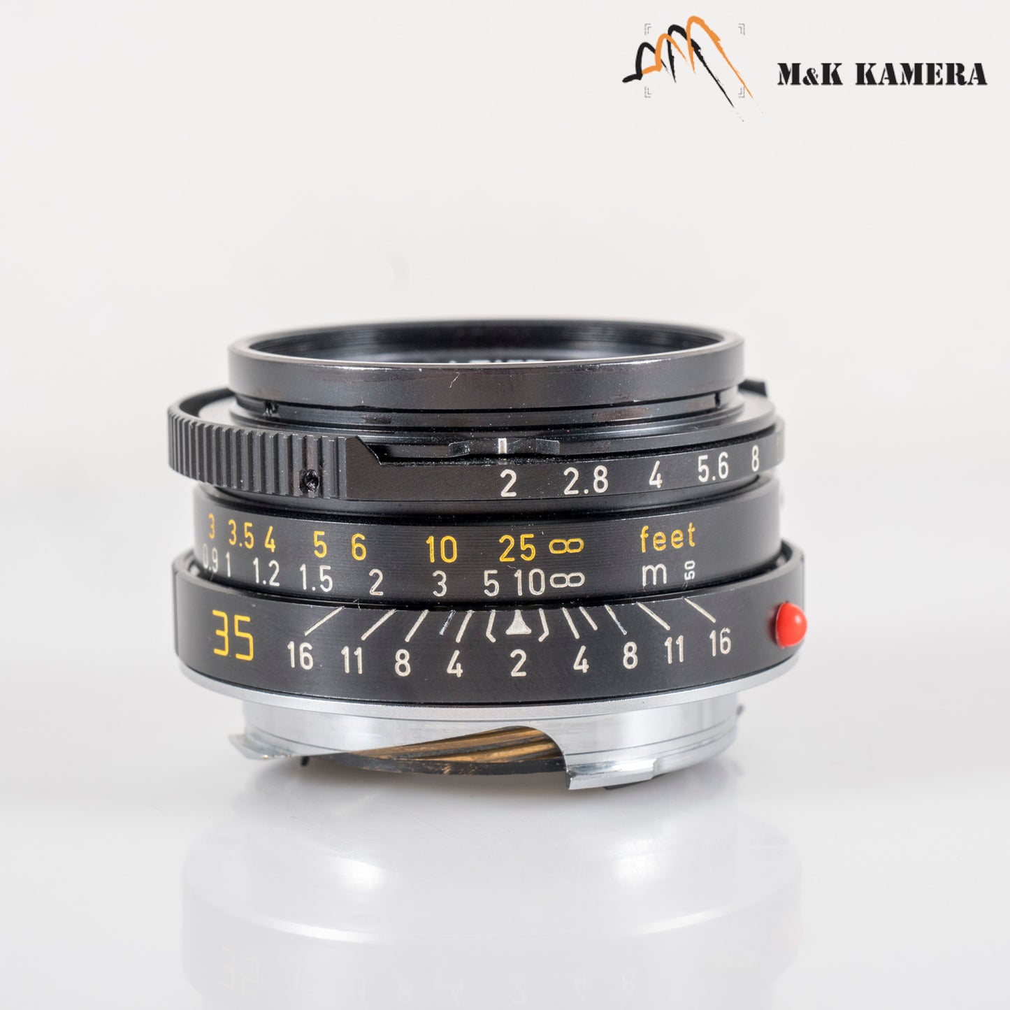 Leica Summicron-M 35mm/F2.0 Ver.4 7 Elements Black Lens Yr.1980 Canada 11310 #88733