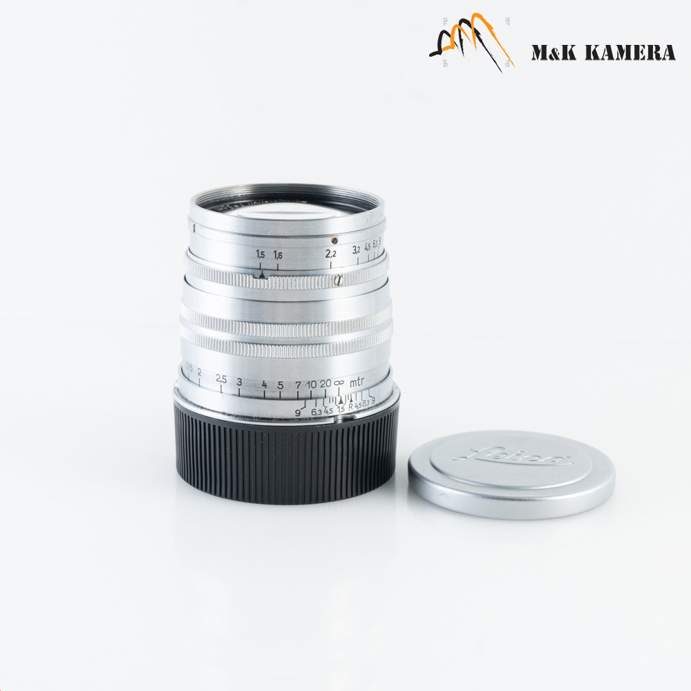 LEITZ Leica Xenon 50mm/F1.5 Silver Lens Yr.1936 M mount Germany Xenon #87783