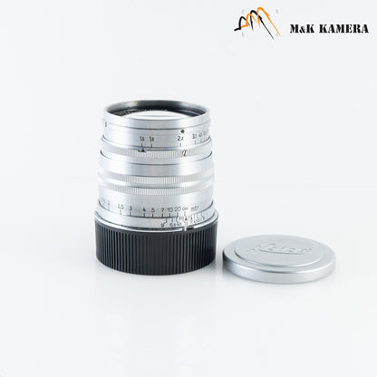 LEITZ Leica Xenon 50mm/F1.5 Silver Lens Yr.1936 M mount Germany Xenon #87783