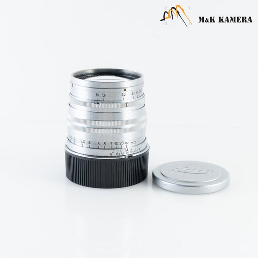 LEITZ Leica Xenon 50mm/F1.5 Silver Lens Yr.1936 M mount Germany Xenon #87783